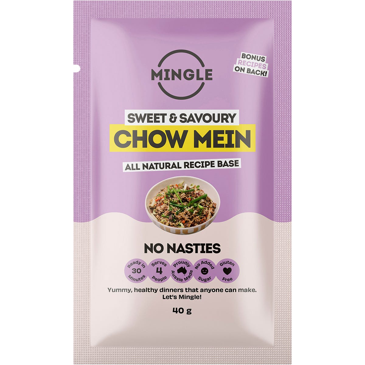 Chow Mein All Natural Recipe Base 12x40g