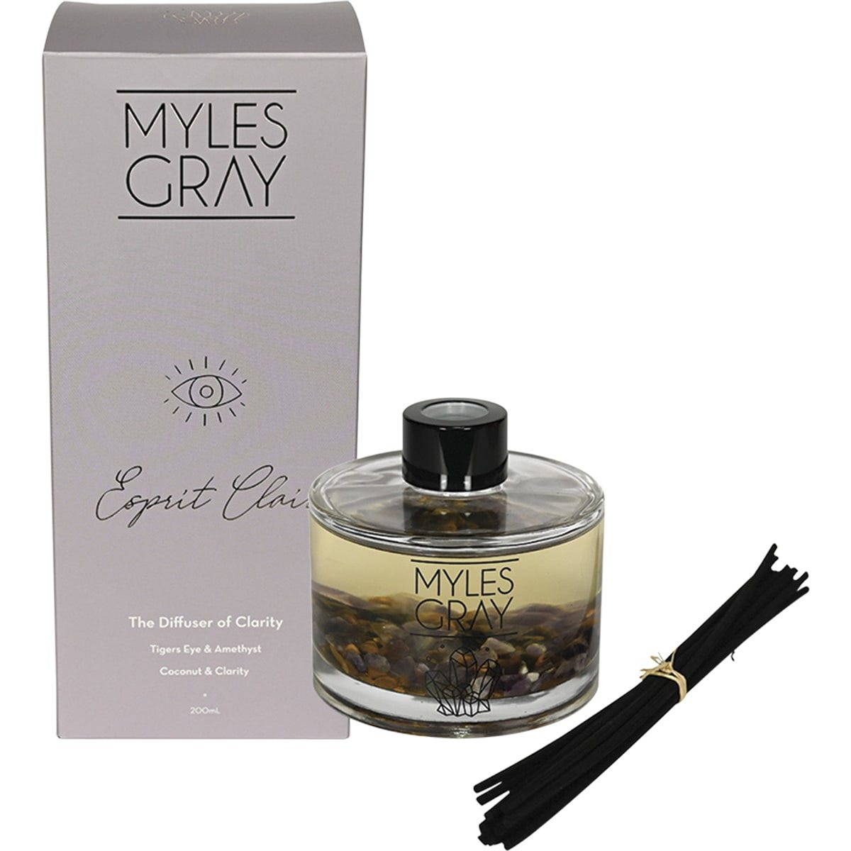 Crystal Infused Reed Diffuser Coconut & Clarity 200ml