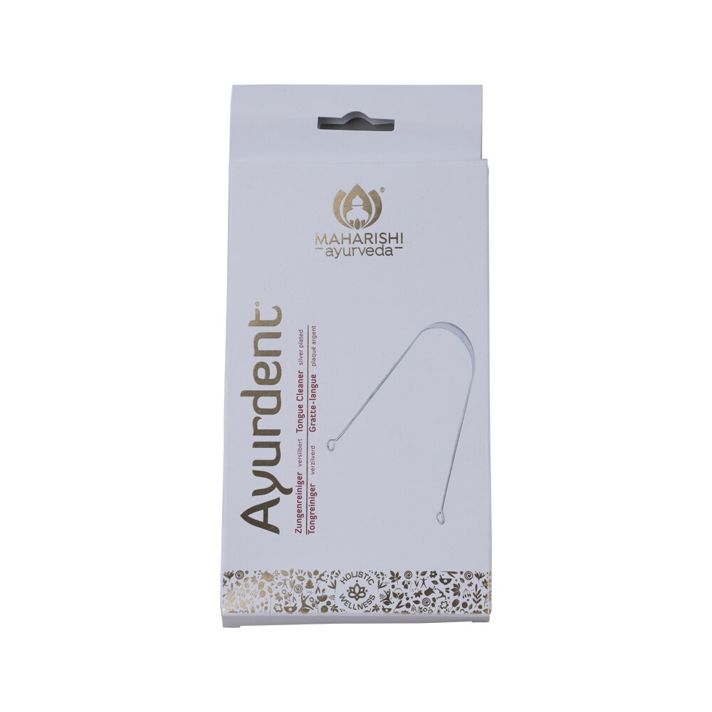 Maharishi Ayurdent Tongue Cleaner Silver Plated