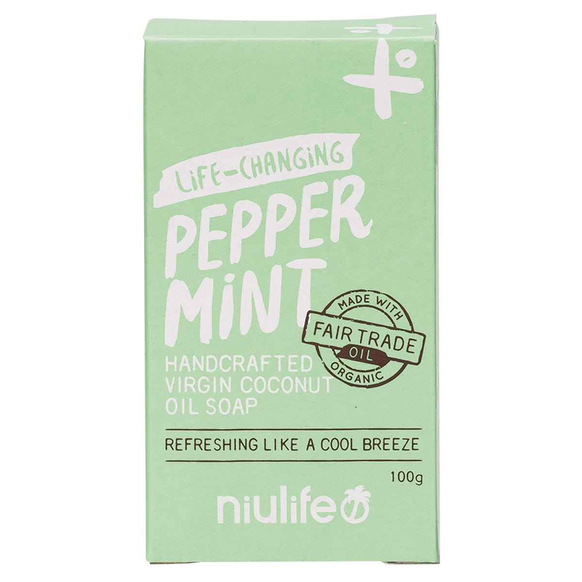 Coconut Oil Soap Peppermint 100g