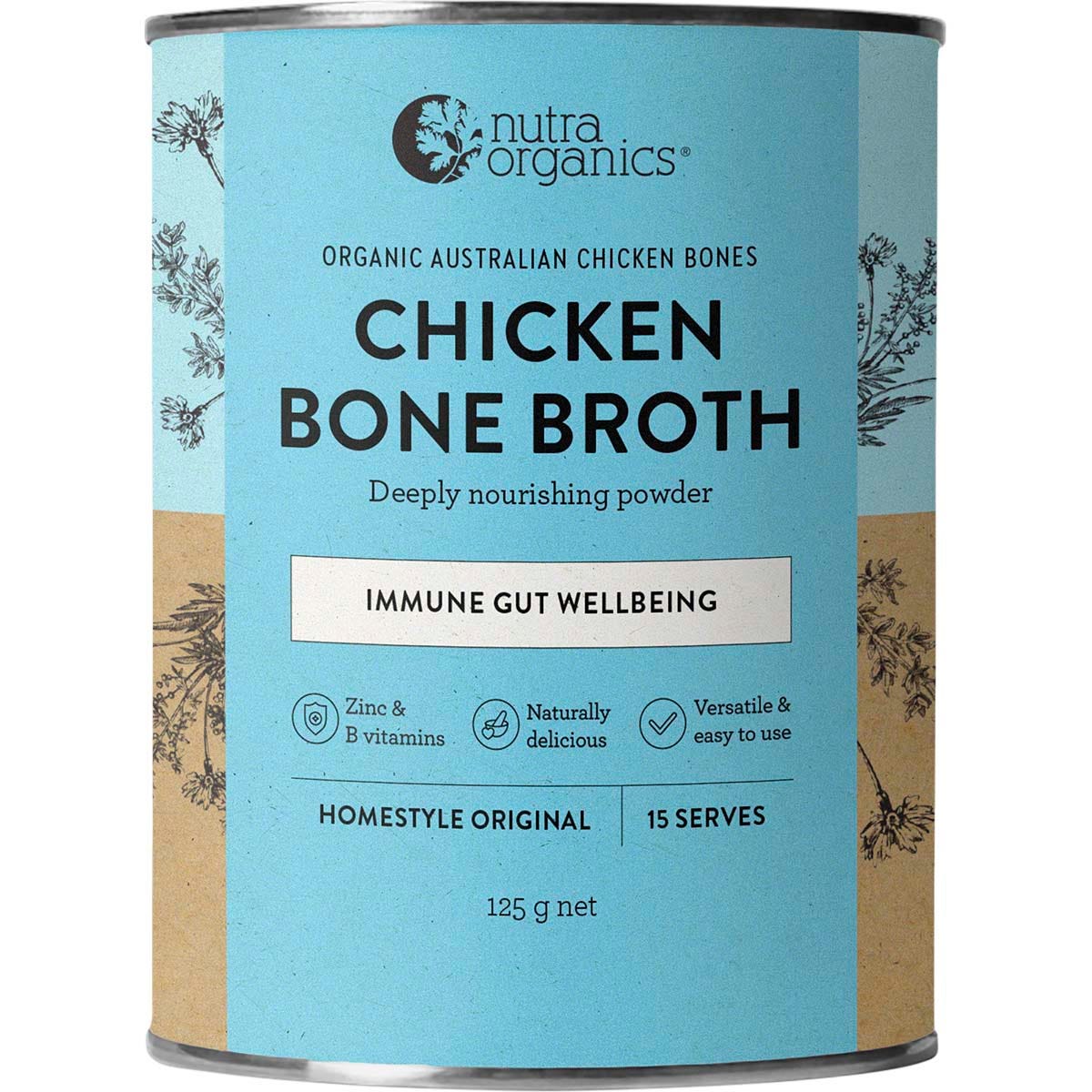 Chicken Bone Broth Homestyle Original 125g