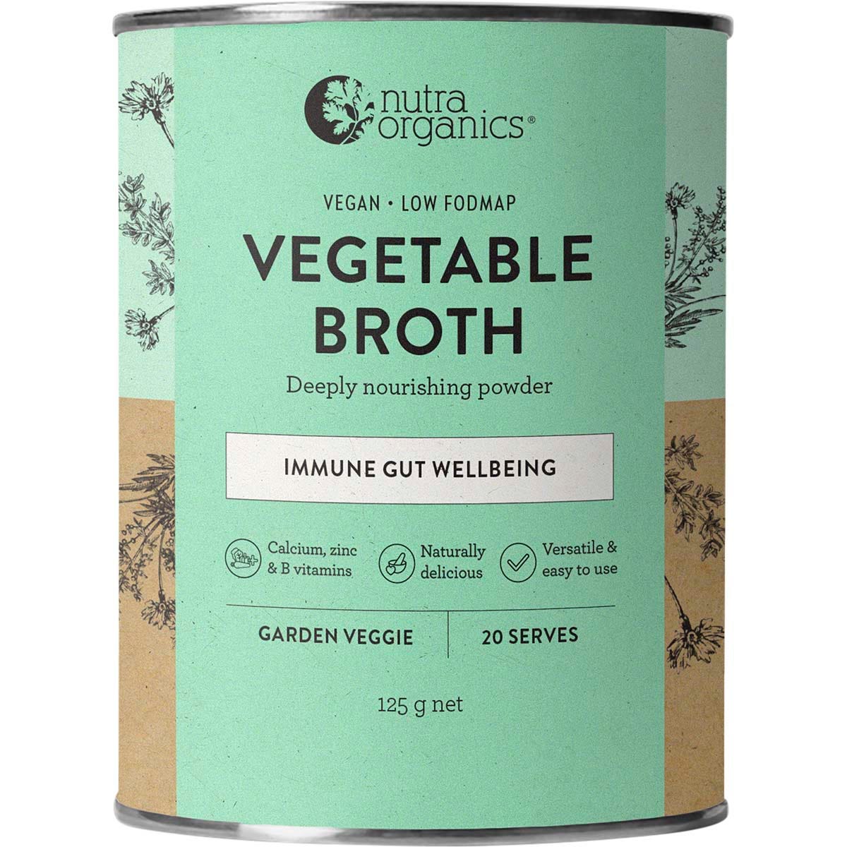 Vegetable Broth Garden Veggie 125g