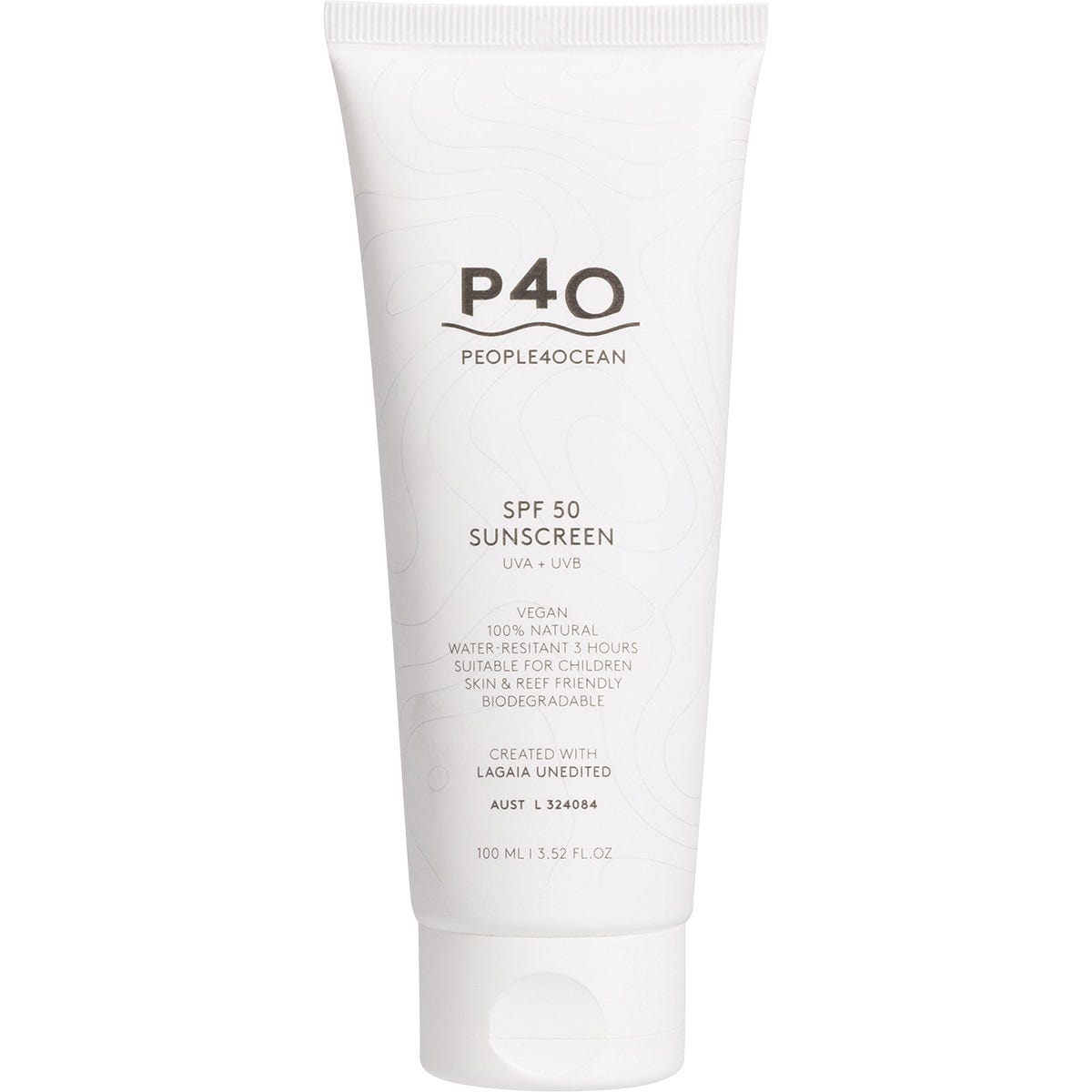 Natural Vegan Sunscreen SPF 50 100ml