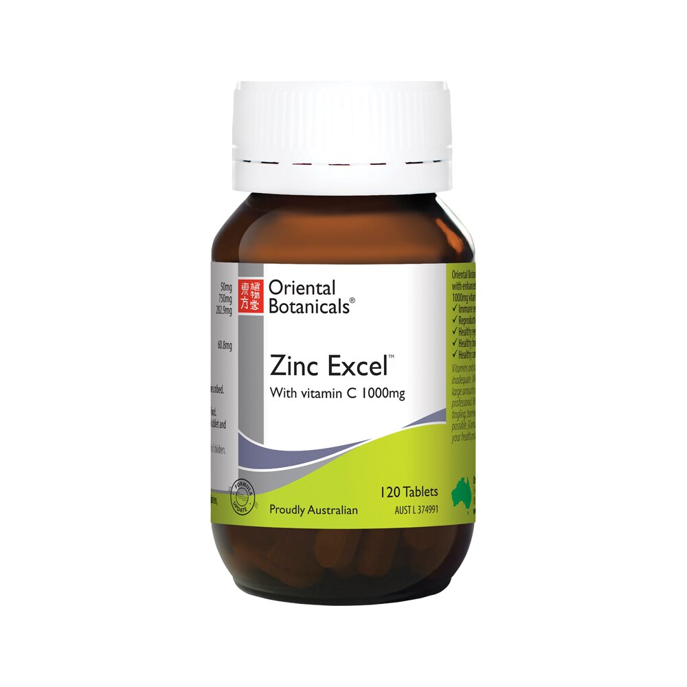 Oriental Botanicals Zinc Excel 120t