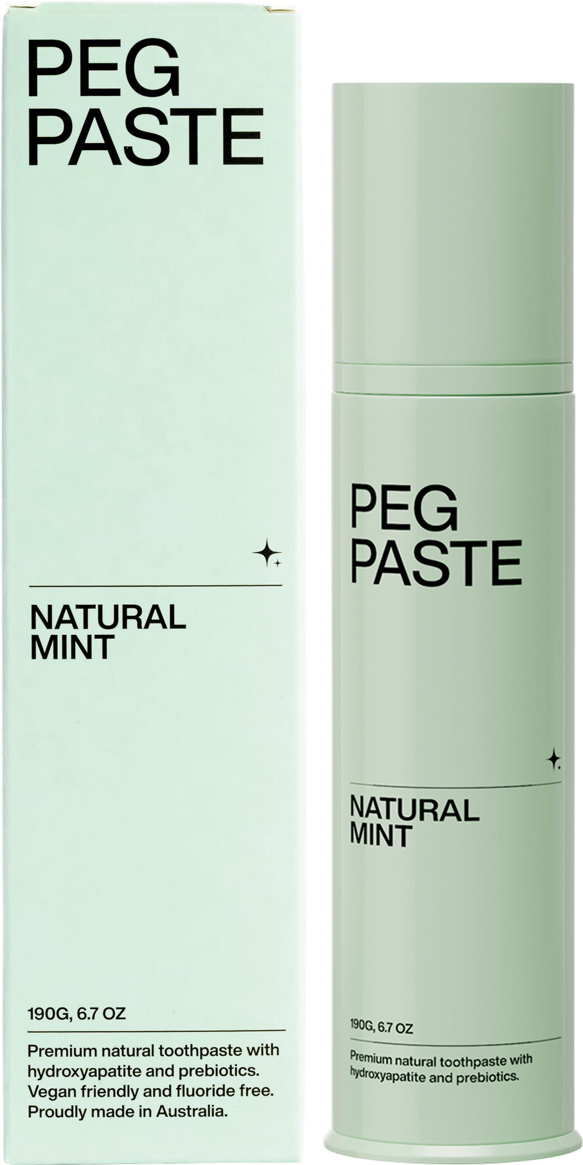Natural Toothpaste with Hydroxyapatite Natural Mint 190g