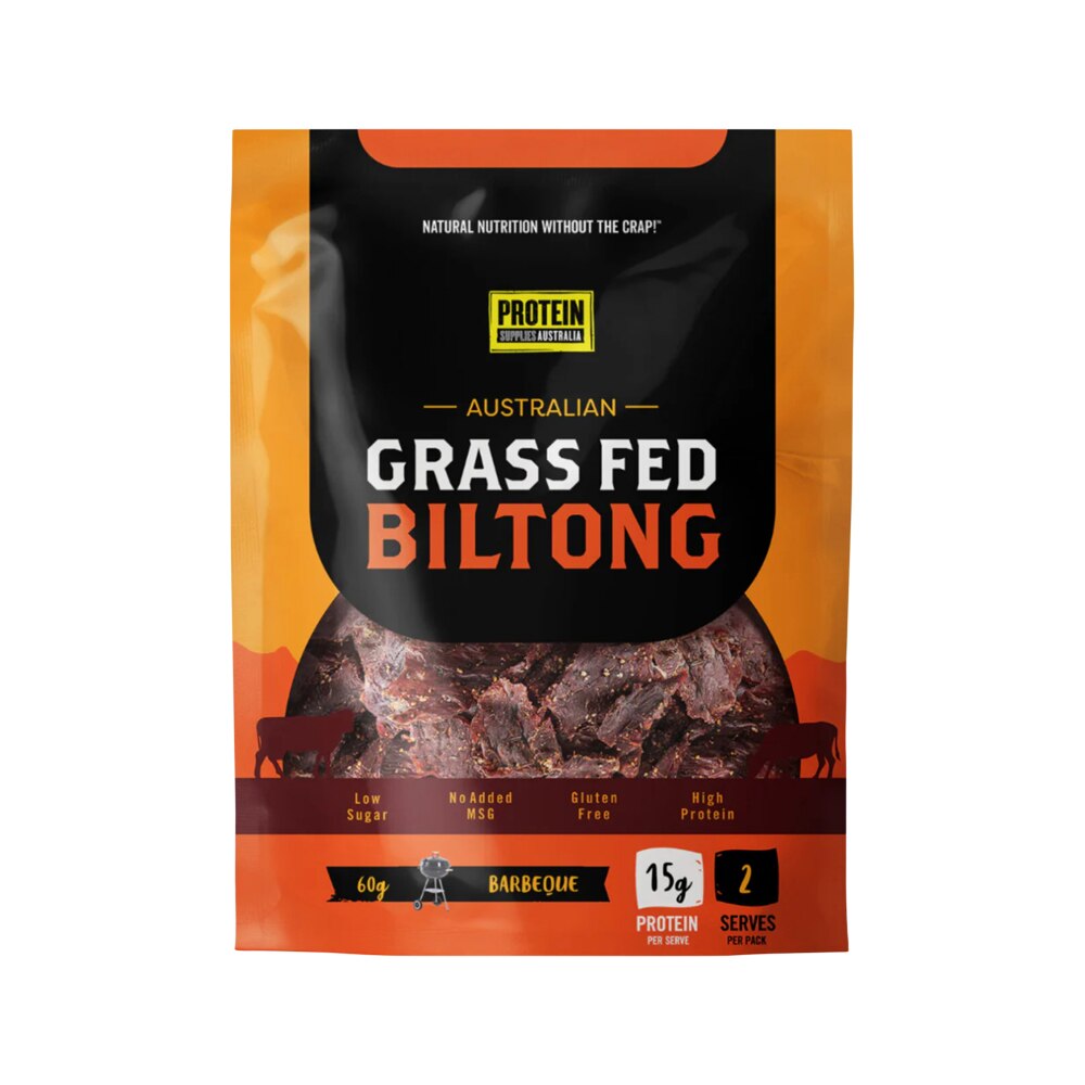 Protein Supplies Biltong Beef Barbeque 60g