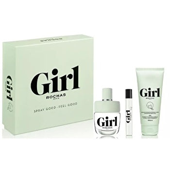Rochas Girl Woman Set Eau De Toilette 100ml & Eau De Toilette 7.5ml & Body Balm 100ml