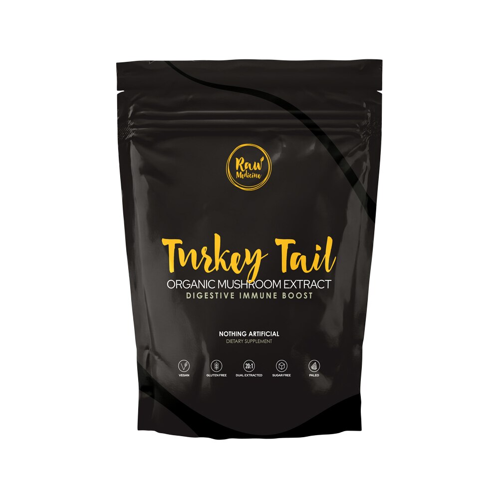 Raw Medicine Org Mushroom Extract Turkey Tail 100g