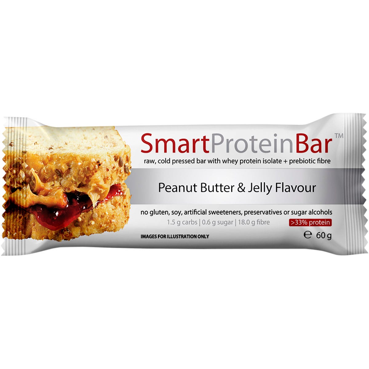 Peanut Butter & Jelly Flavour Protein Bar 12x60g