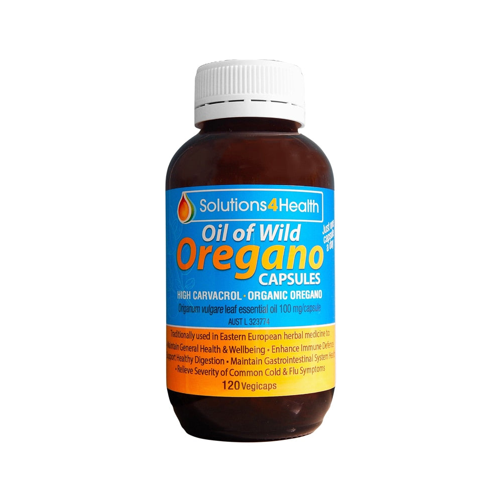 Solut 4 Health Oil Wild Oregano Capsules 120vc