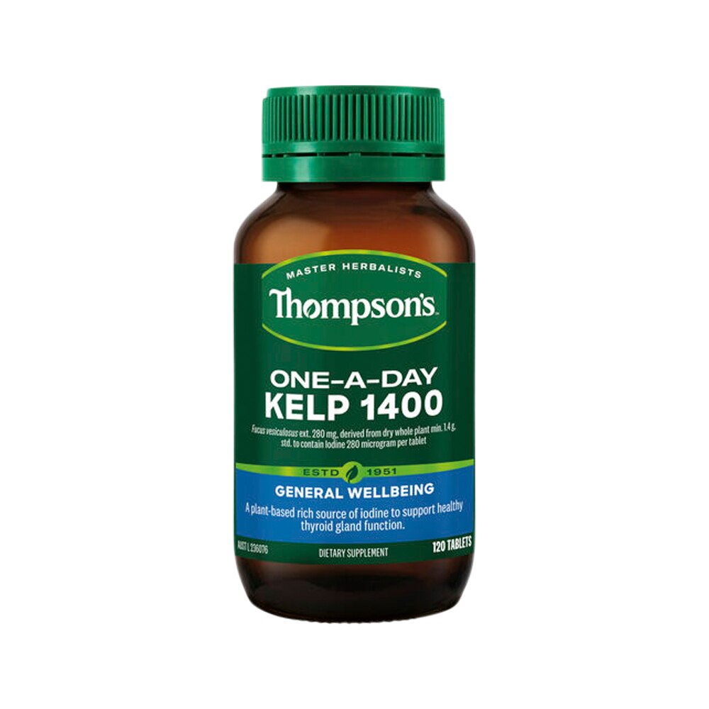 Thompsons One A Day Kelp 1400 120t