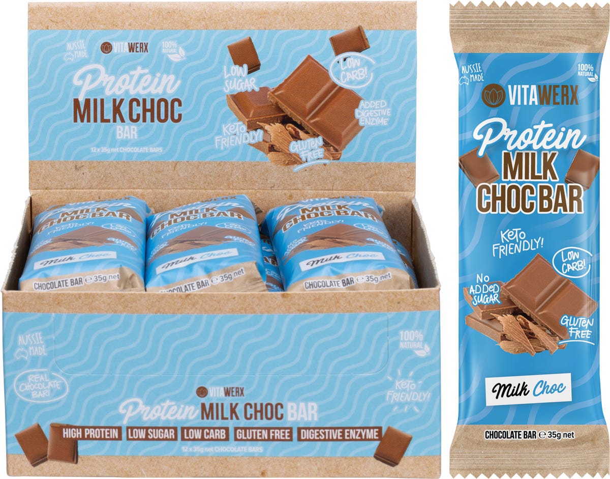 Protein Milk Chocolate Bar 12x35g