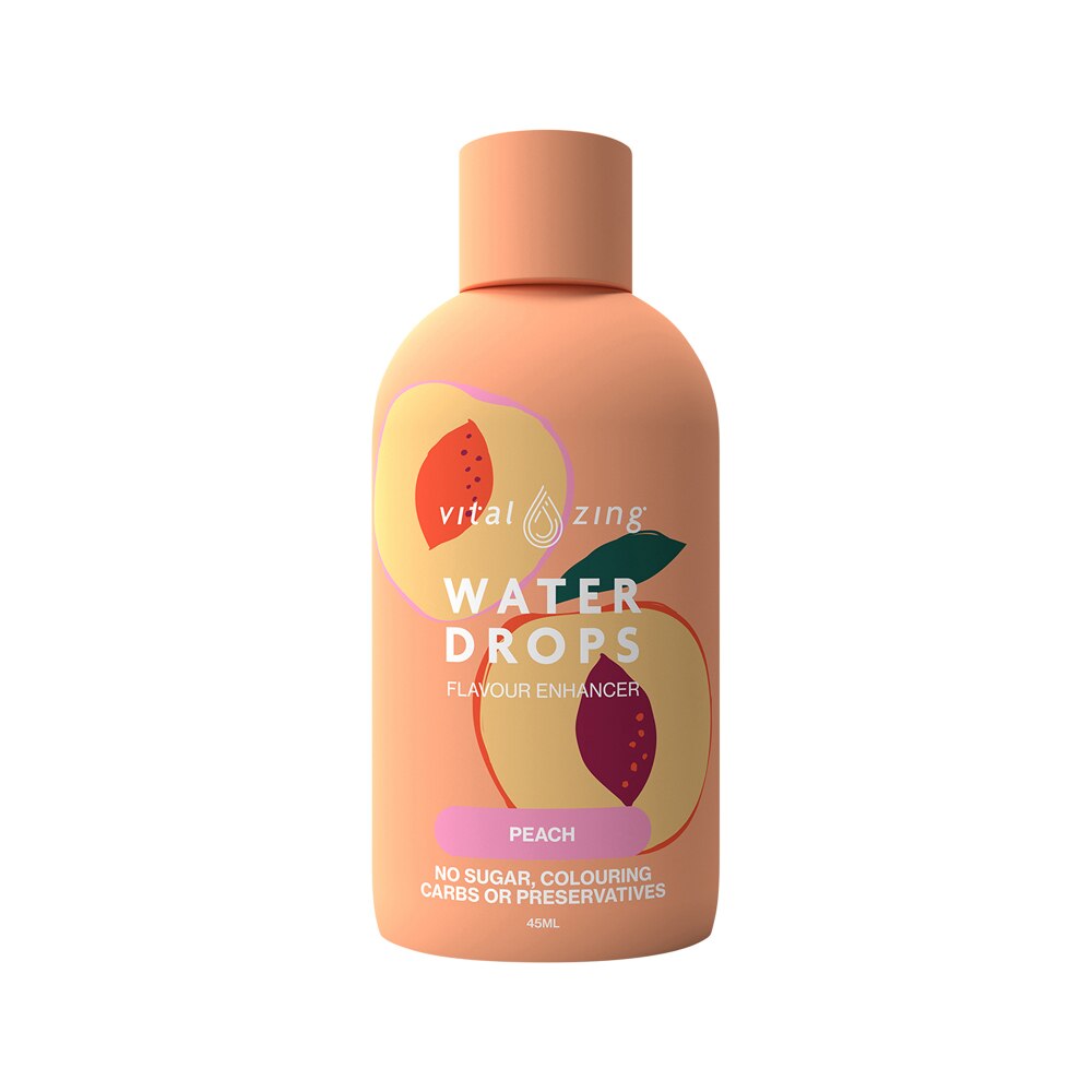 Vital Zing Water Drops Peach 45ml