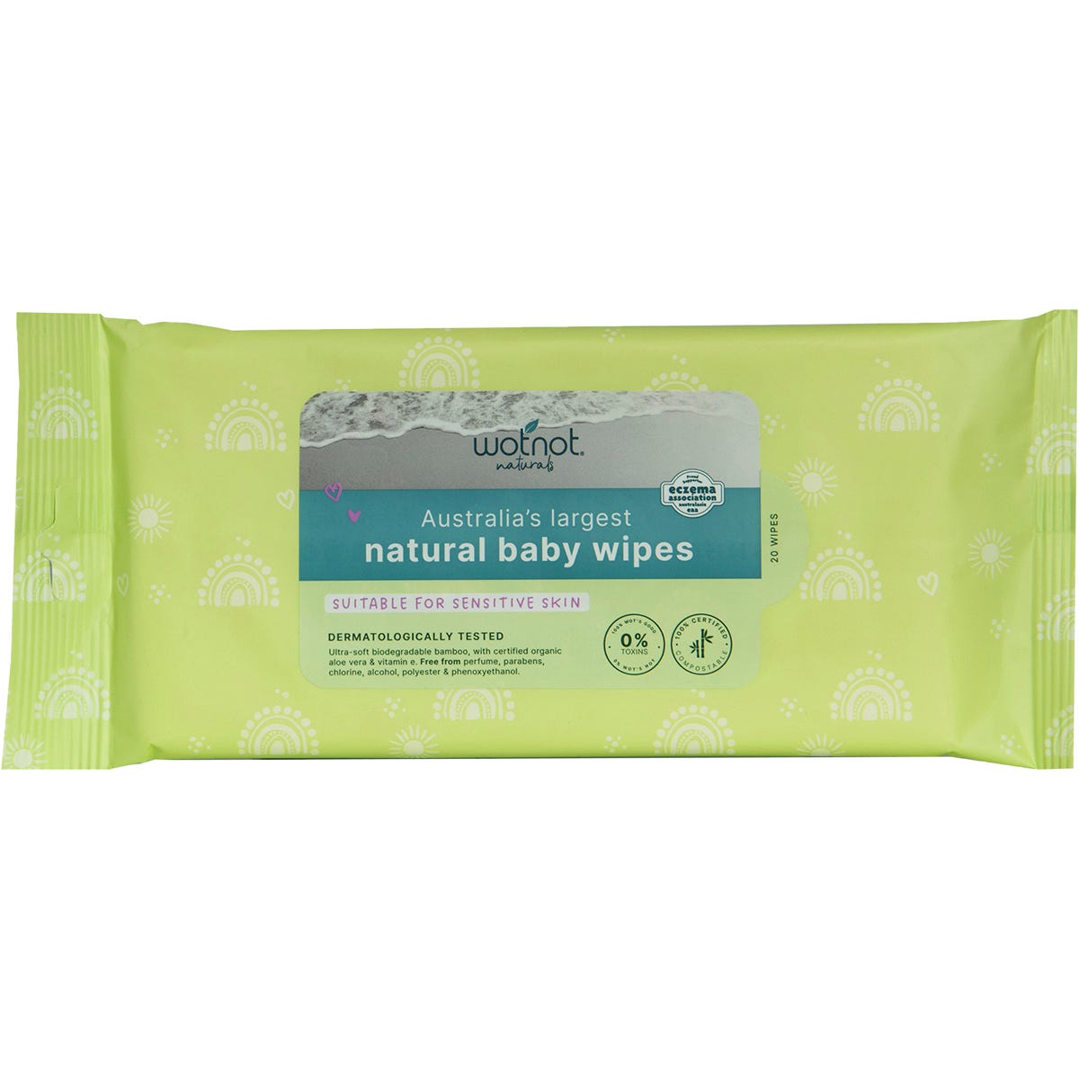 Natural Baby Wipes 70pk