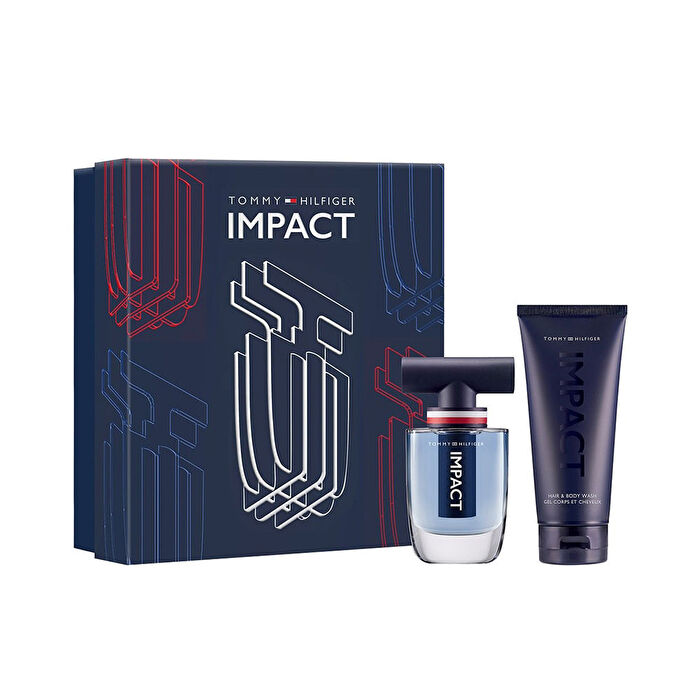 Tommy Hilfiger Impact Man Set Eau De Toilette 100ml & Eau De Toilette 4ml & Hair & Body Wash 100ml