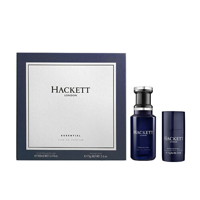Hackett Essential Man Set Eau De Parfum 100ml & Deo Stick 75g