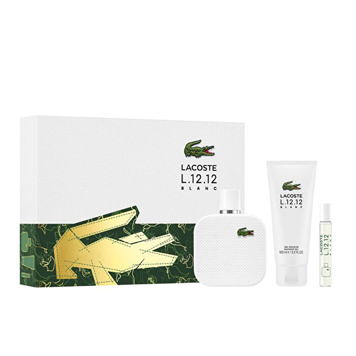 Lacoste Eau De Lacoste L.12.12 White Man Set Eau De Toilette 100ml & Eau De Toilette 7.5ml & Sg 100ml