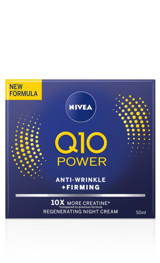 Nivea Q10 Pwr Night Crm 50ml Anti-wrinkle