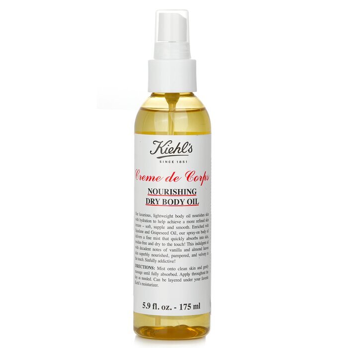 Kiehl's Creme De Corps Nourishing Dry Body Oil 175ml/5.9oz