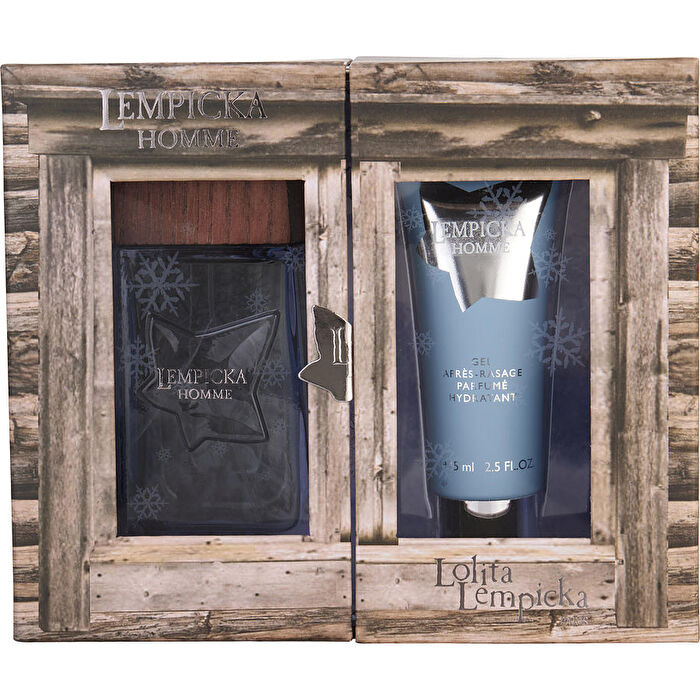 Lolita Lempicka Lempicka Homme Man Set Eau De Toilette 100ml & Sg 75ml & Bag