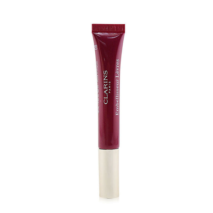 Clarins Instant Light Natural Lip Perfector 08 Plum Shimmer Woman 12ml Lip Balm