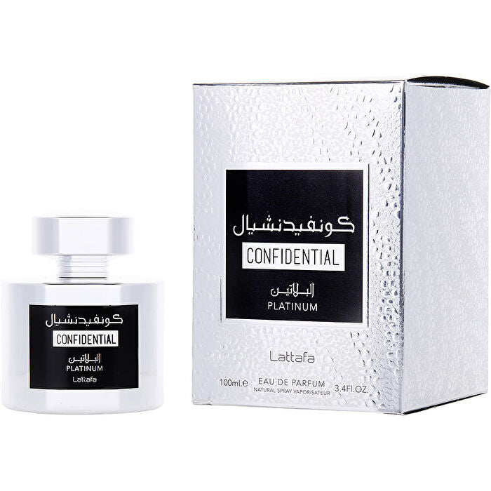 Lattafa Confidential Platinum Unisex Eau De Parfum 100ml