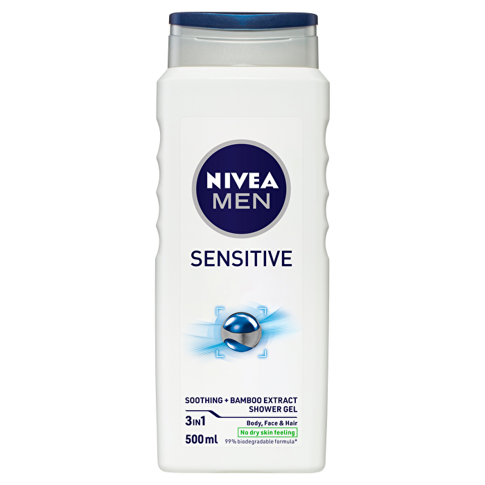 Nivea Men Shower Gel Sensitive 500ml/16.9oz