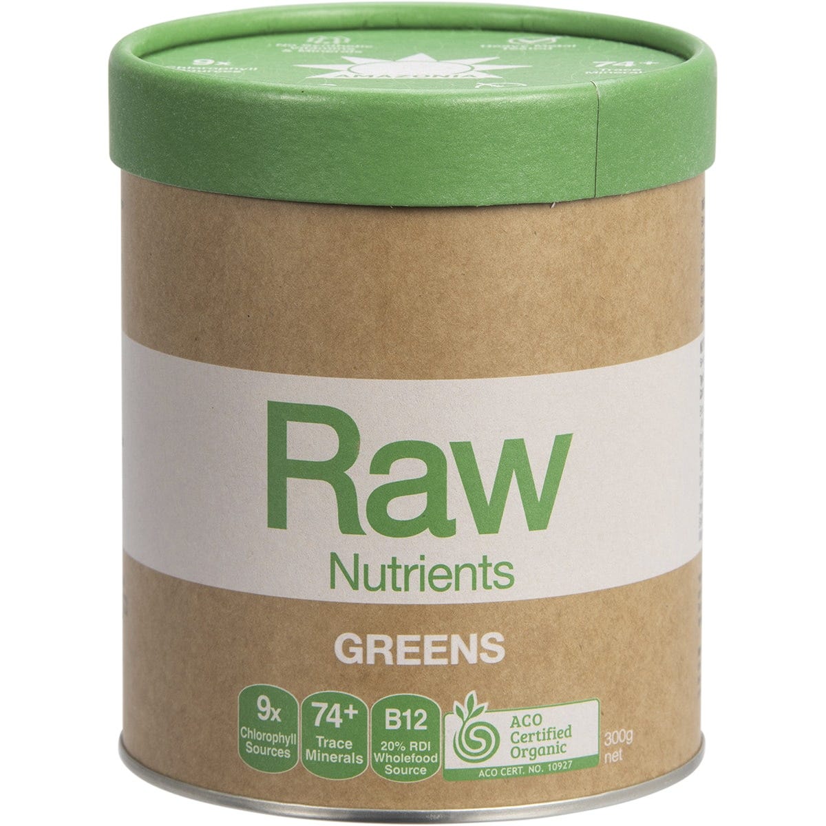Raw Nutrients Greens Mint & Vanilla Flavour 300g