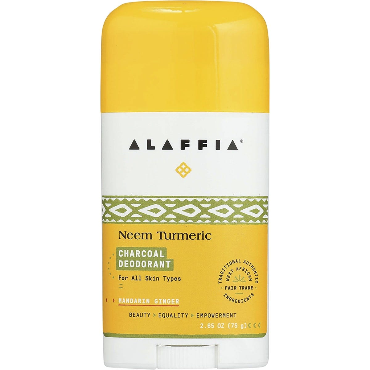 Neem Turmeric Deodorant Charcoal & Mandarin 75g