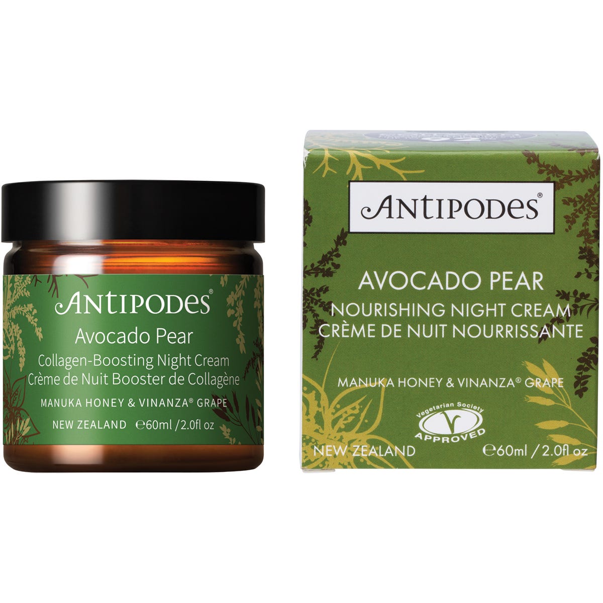 Avocado Pear Nourishing Night Cream 60ml