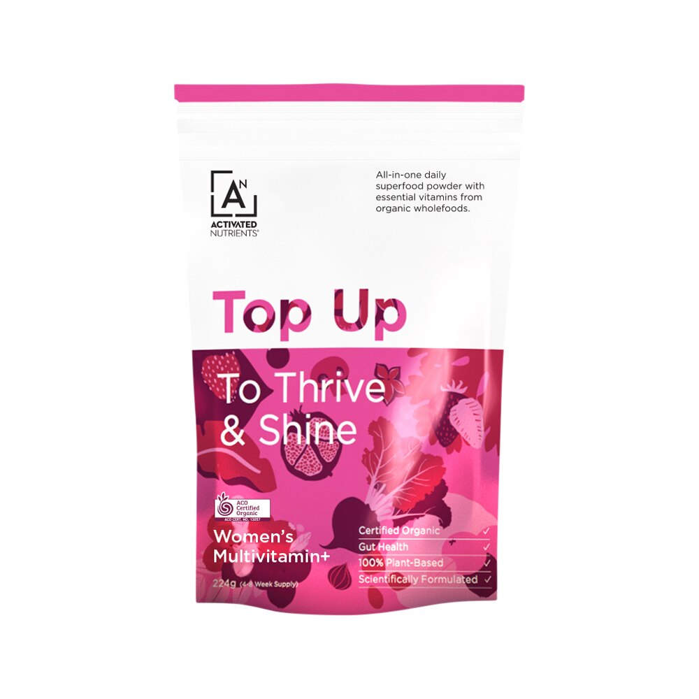 Activated Nutrients Org Top Up Women's Multivitamin 224g