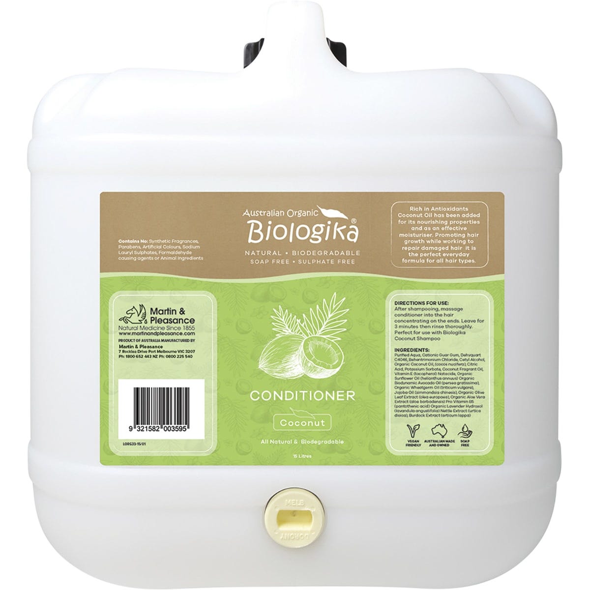 Conditioner (Bulk) Everyday Coconut 15L