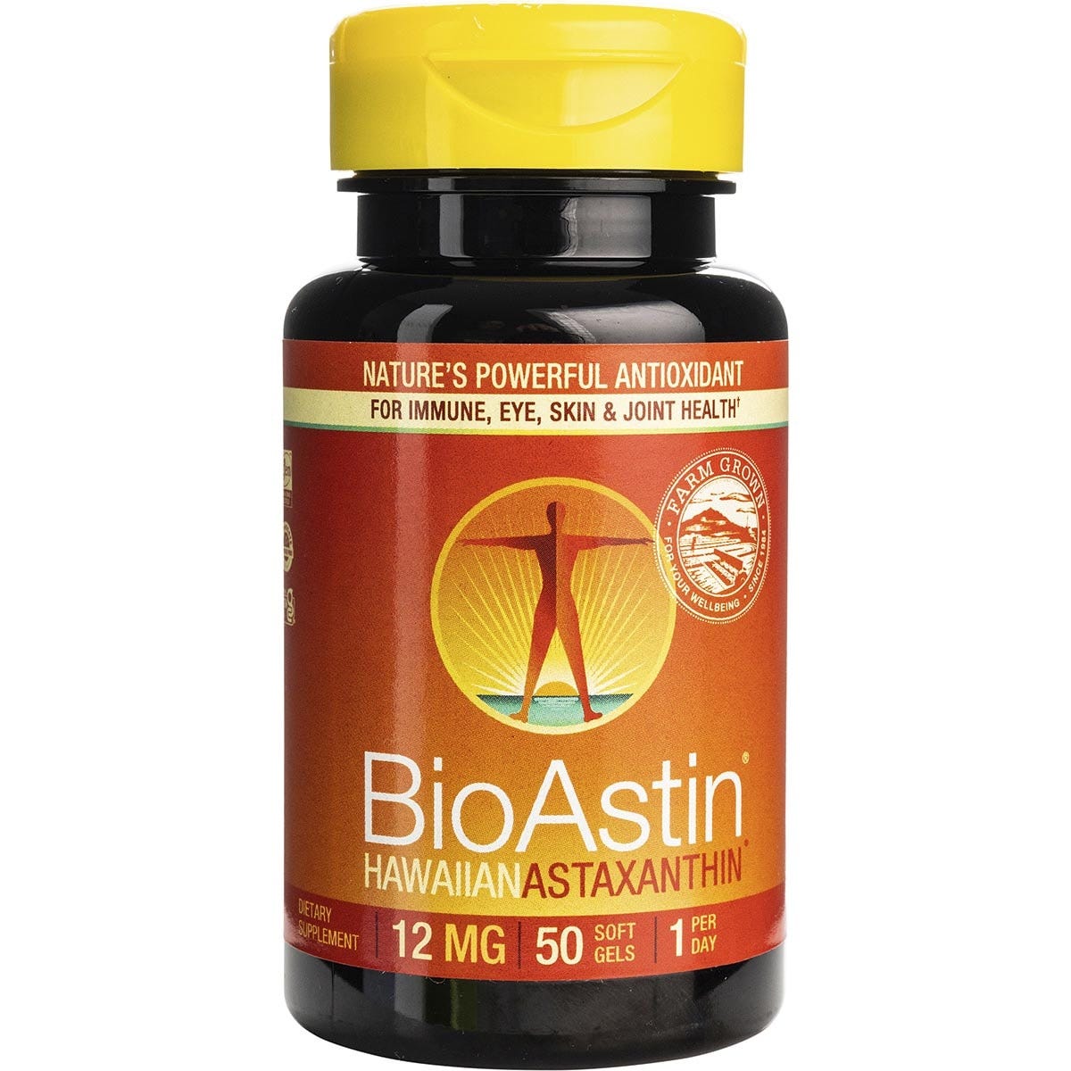 Hawaiian Astaxanthin Gel Caps 12mg 50 Caps