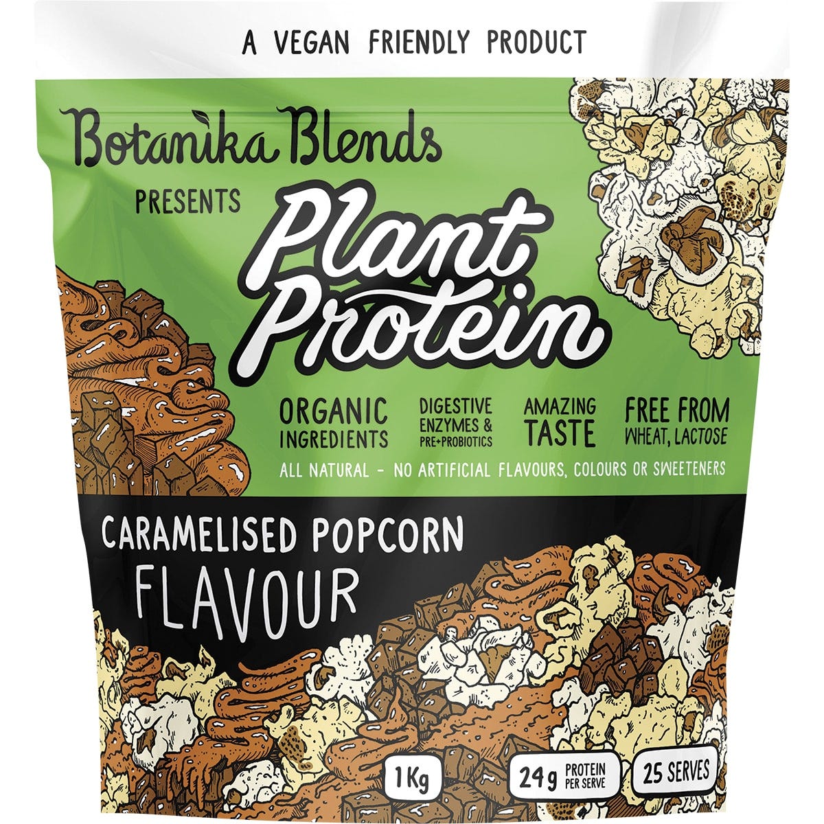 Plant Protein Caramelised Popcorn 1kg