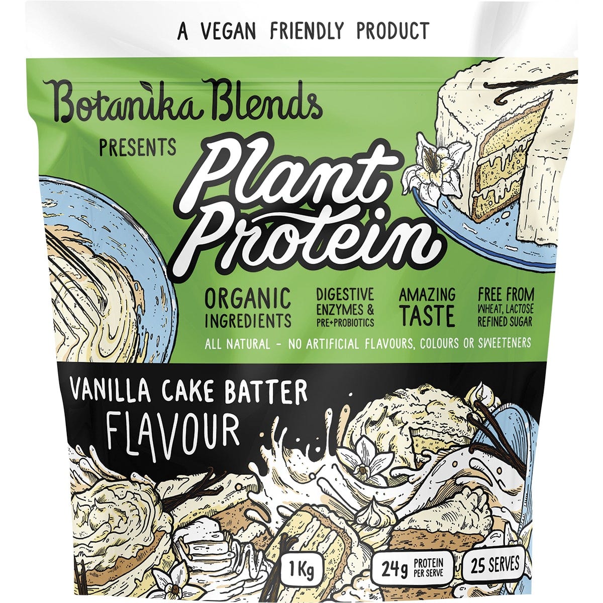 Plant Protein Vanilla Cake Batter 1kg