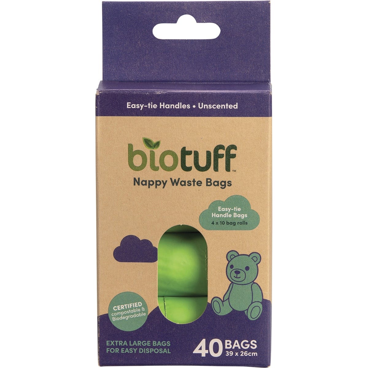 Nappy Waste Bags Refill 4 x 10 Bag Rolls 40pk