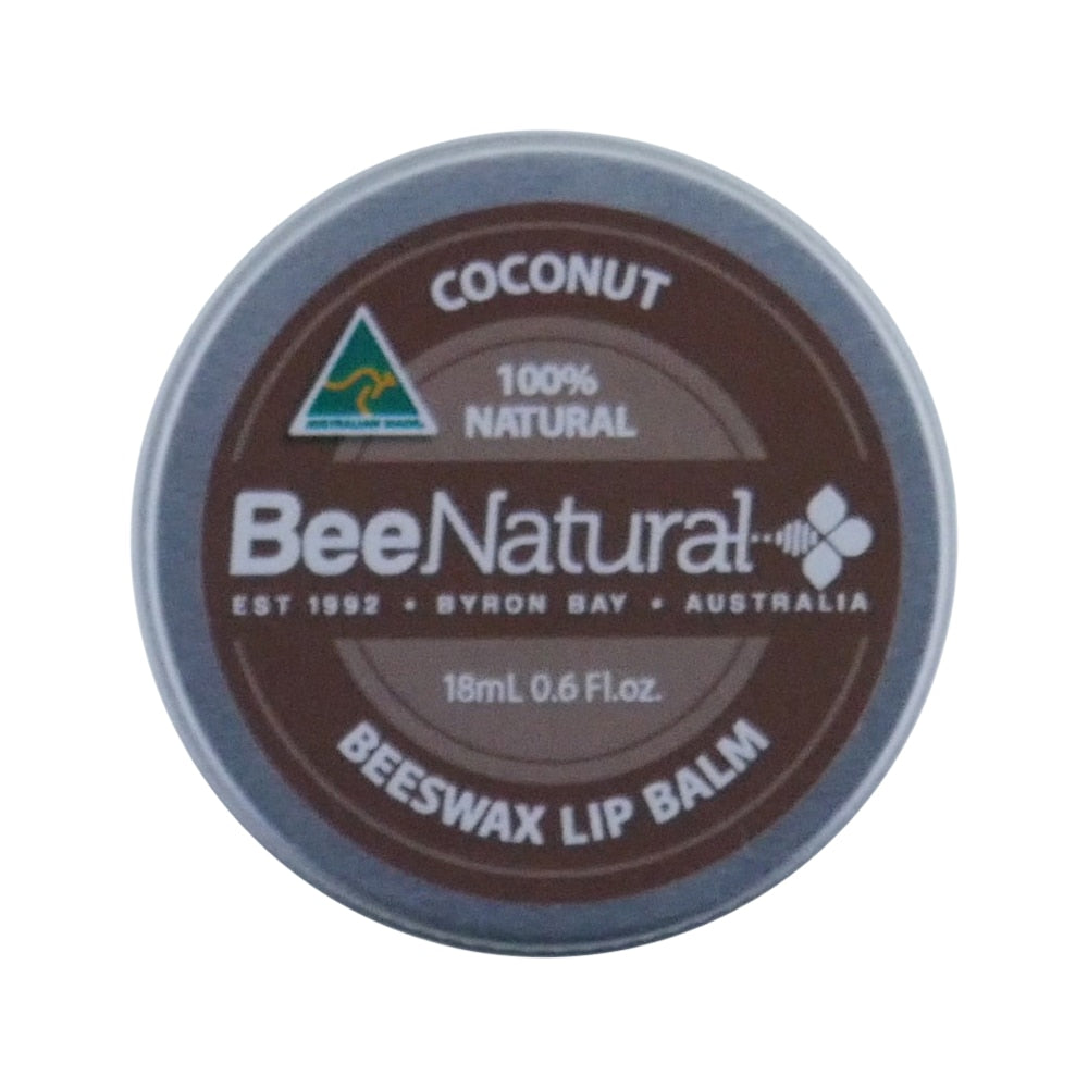 Bee Natural Lip Balm Tin Coconut 18ml
