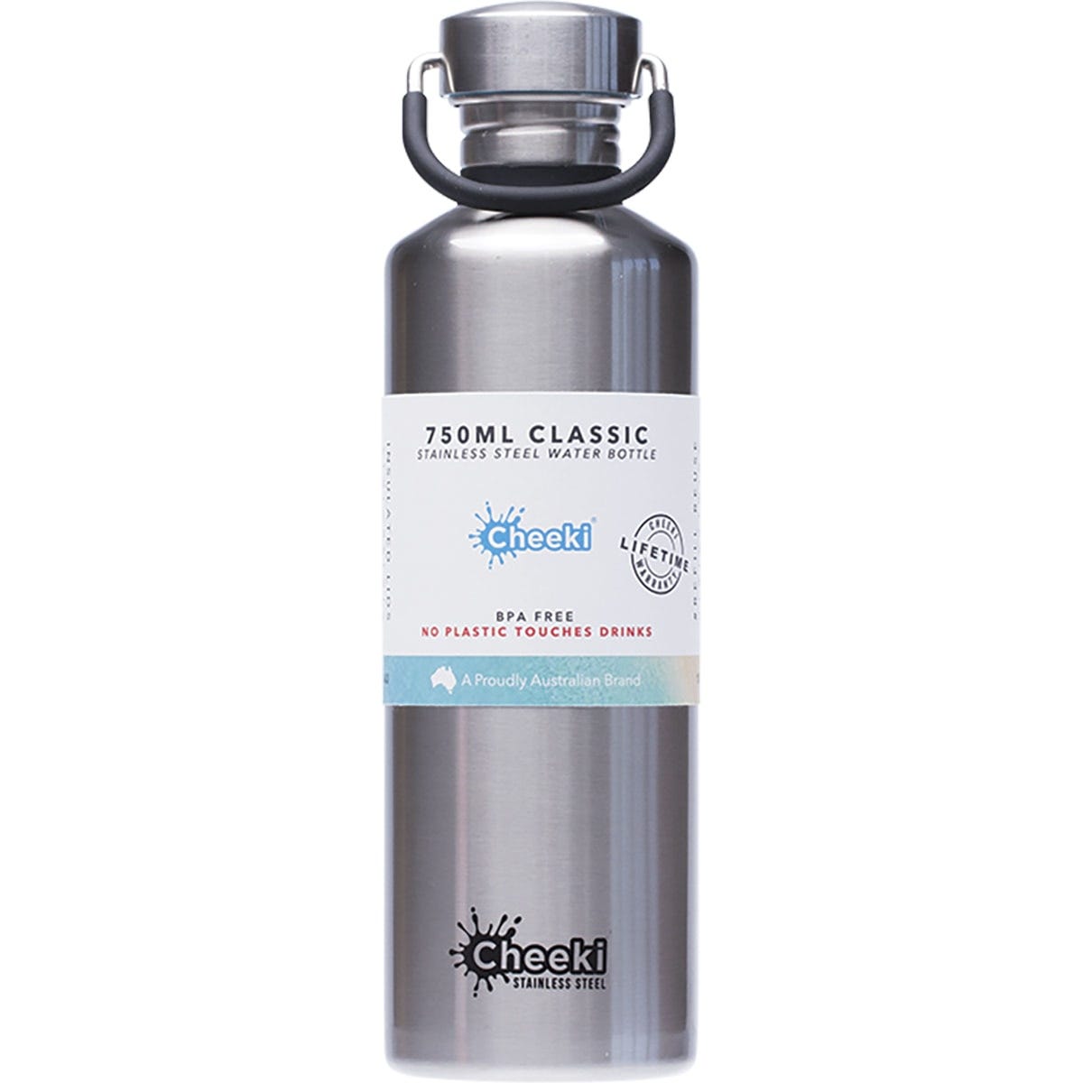 Stainless Steel Bottle Silver 750ml