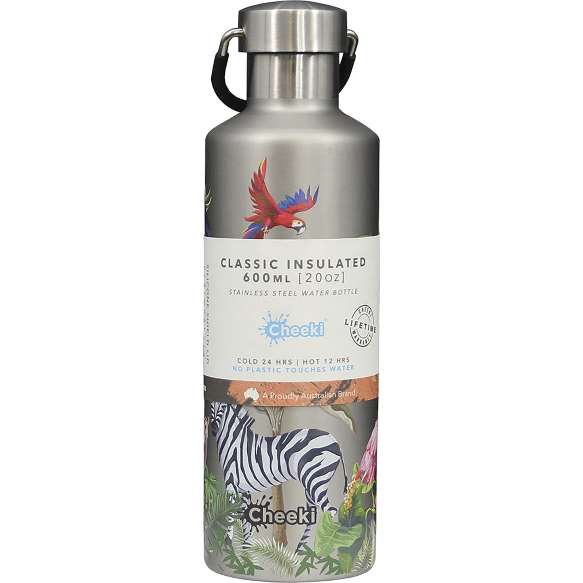 Stainless Steel Bottle Insulated 3D Jungle 600ml