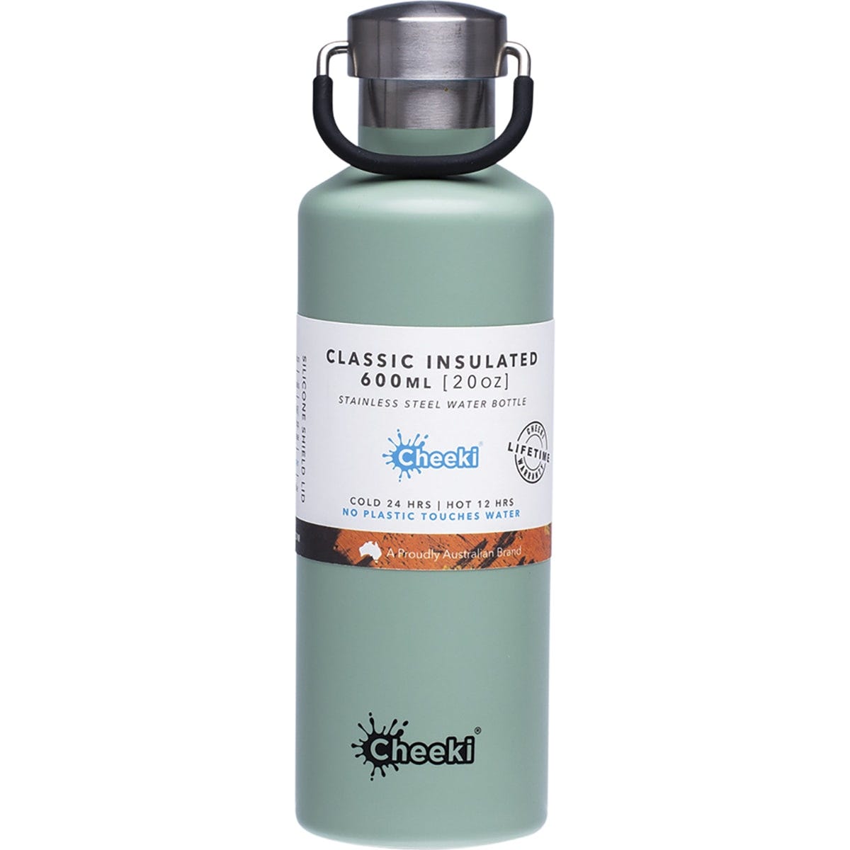 Stainless Steel Bottle Insulated Pistachio 600ml