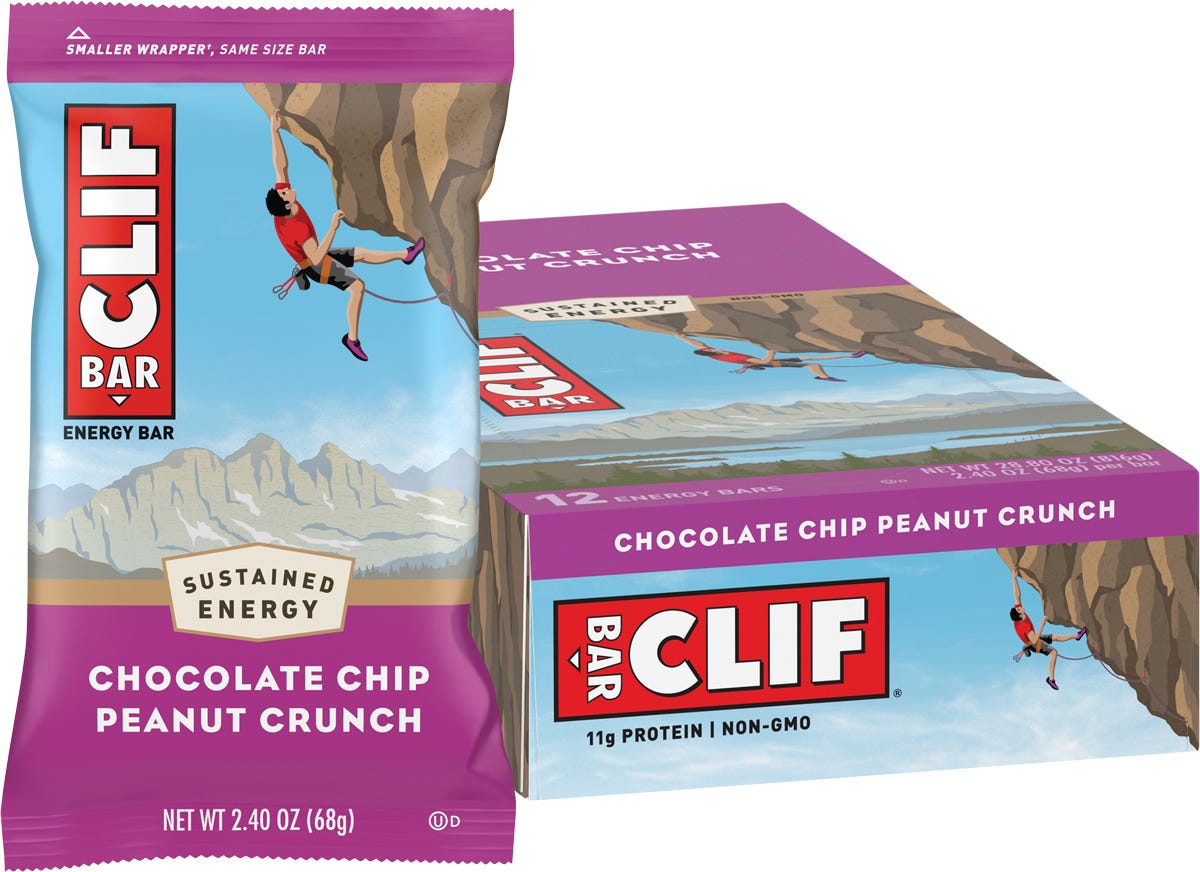 Energy Bar Chocolate Chip Peanut Crunch 12x68g