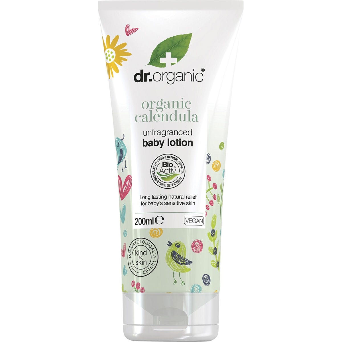 Unfragranced Baby Lotion Organic Calendula 200ml