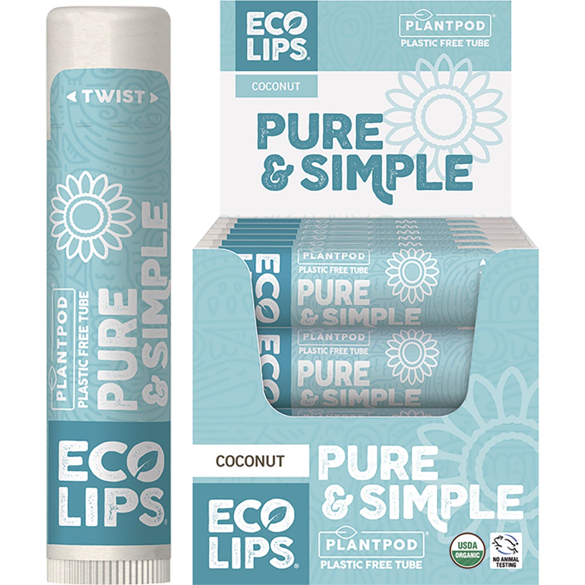 Lip Balm Pure & Simple Coconut 24x4.25g