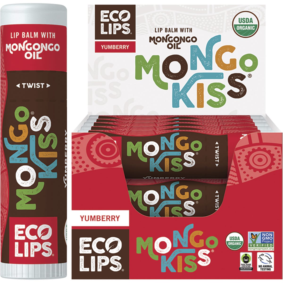 Lip Balm Mongo Kiss Yumberry 15x7g