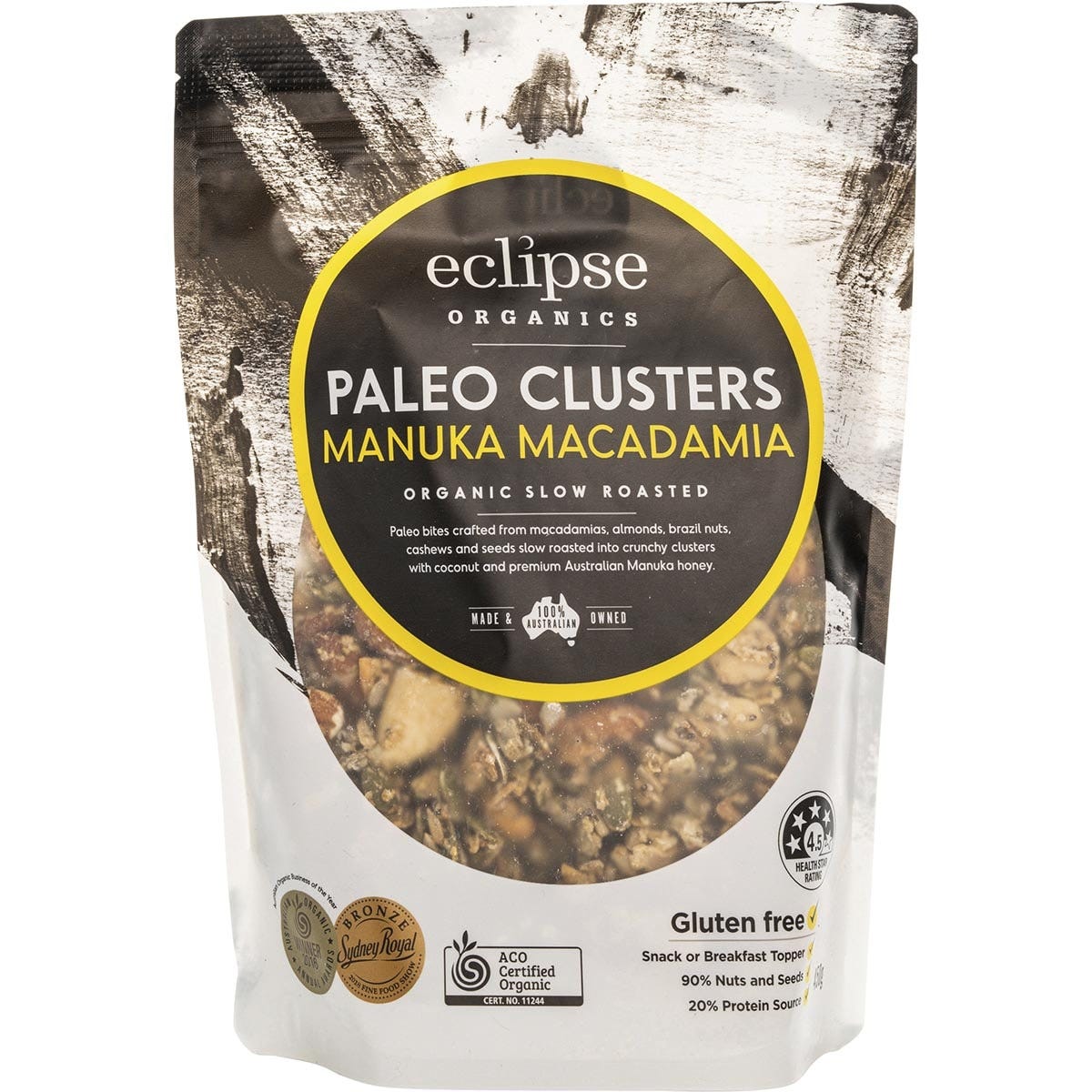 Organic Paleo Clusters Manuka Macadamia 450g