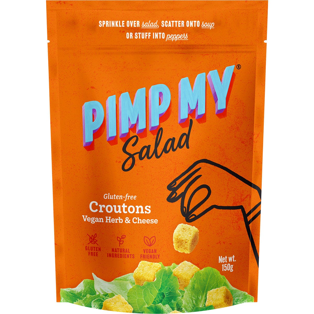 Croutons Vegan Herb & Cheese 150g