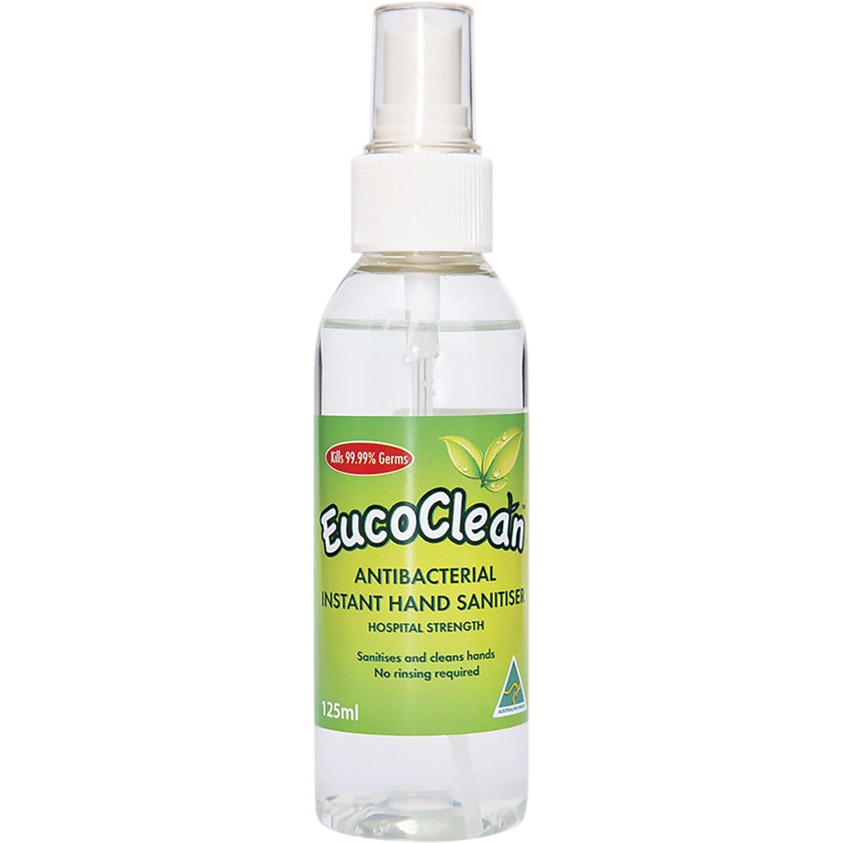 Antibacterial Hand Sanitiser Hospital Strength 125ml