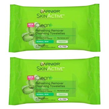 Garnier Normal Skin Refreshing Remover 1x 25 Sheets Cleansing Towelettes