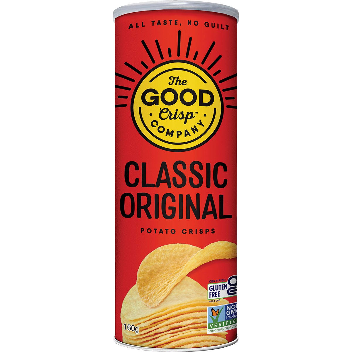 Potato Crisps Classic Original 8x160g