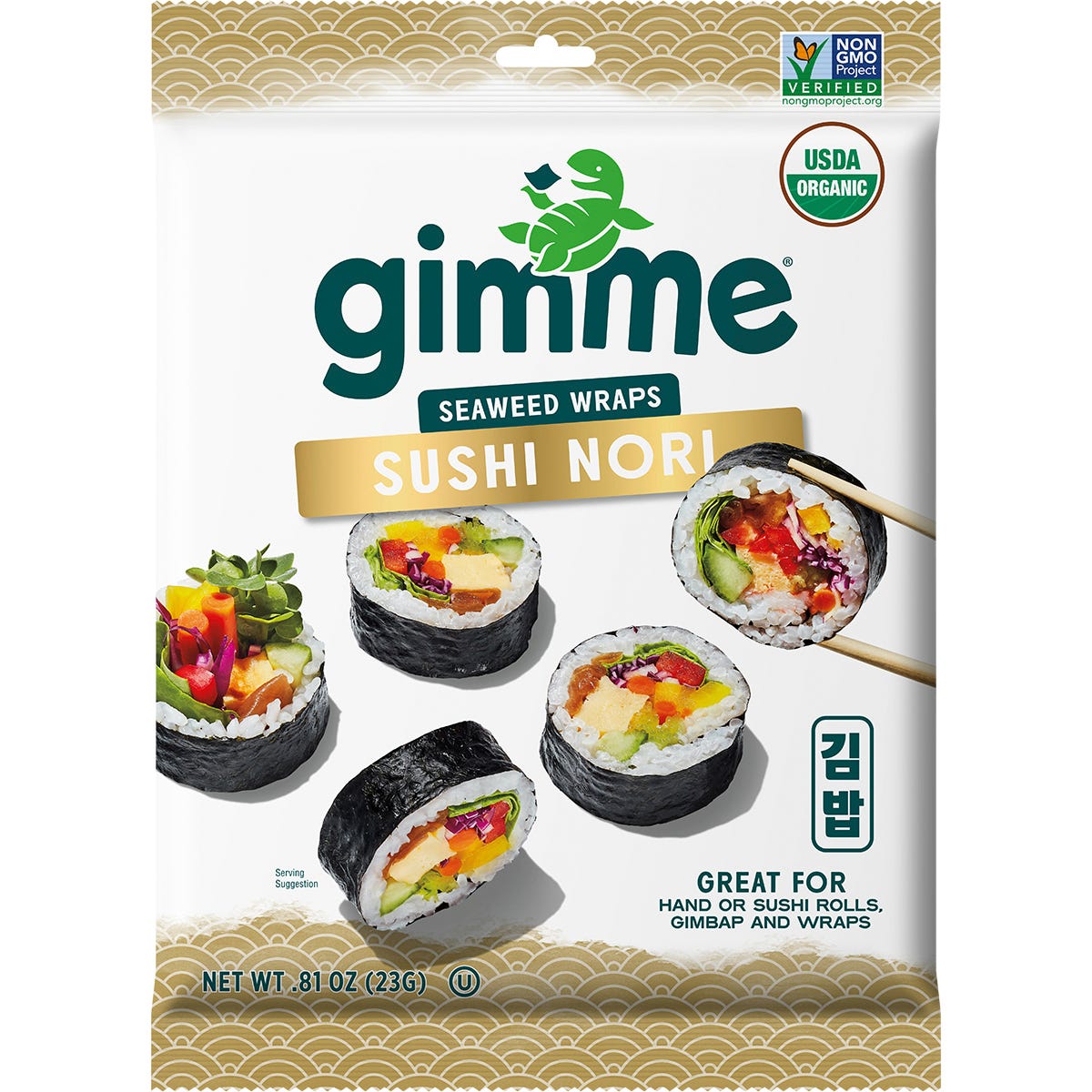 Roasted Seaweed Sushi Nori 9 Sheets 23g